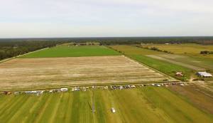 Aerial View of Rocket Launch at NEFAR