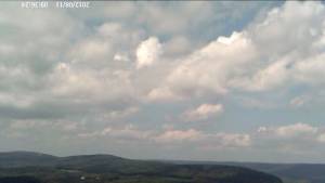 Looking Northwest in central PA, the clouds are not too far above us