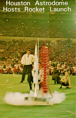 Saturn V Launched in Houston Astrodome