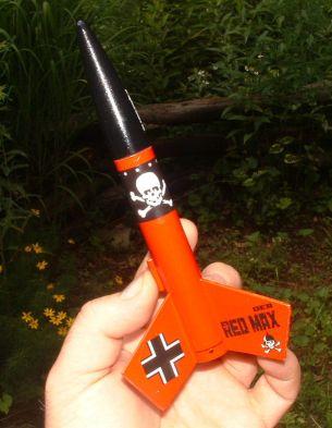 Retro Rocketry Mini Der Red Max